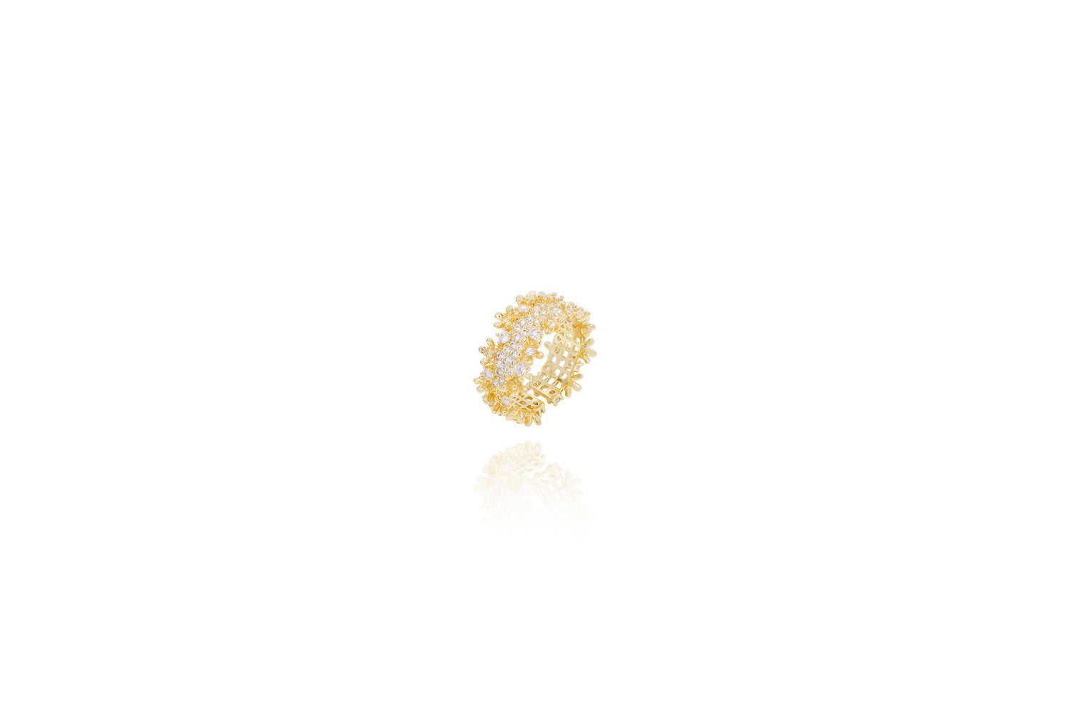 cubic zirconia gold