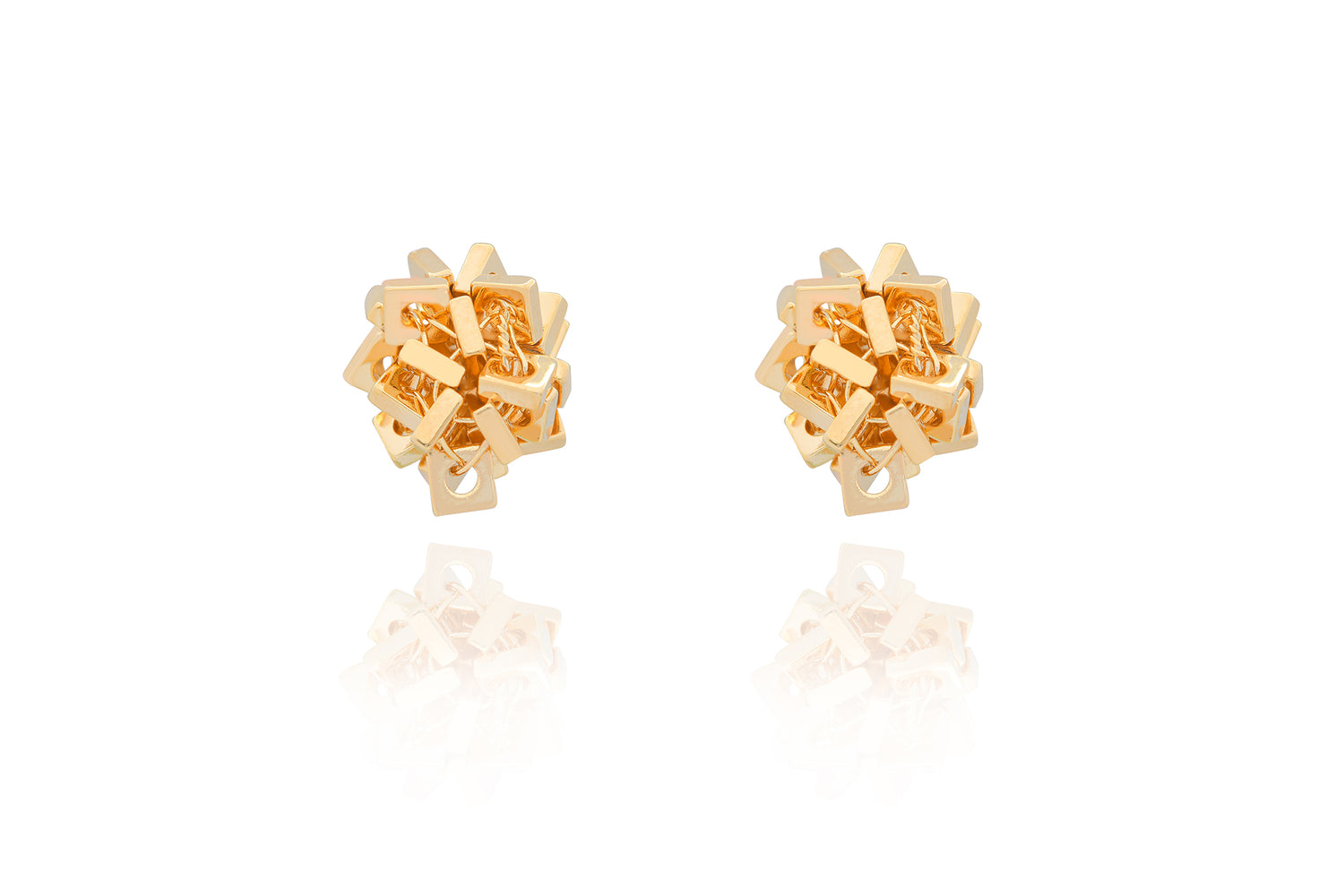 Gold Earrings City Affairs