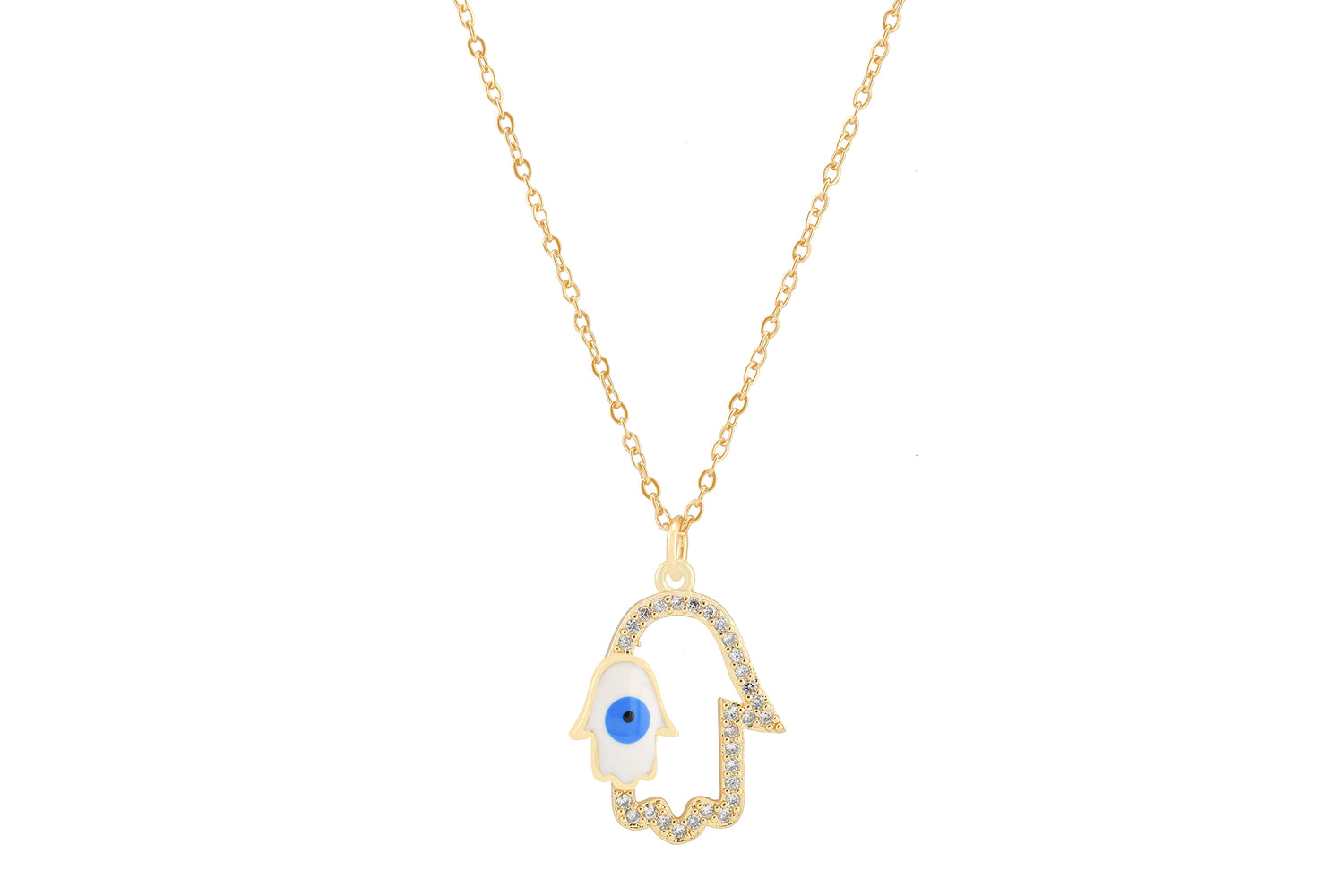 Evil Eye with  Hindu Hamsa