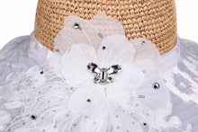 Load image into Gallery viewer, Dentelle Fleur Sun Hat
